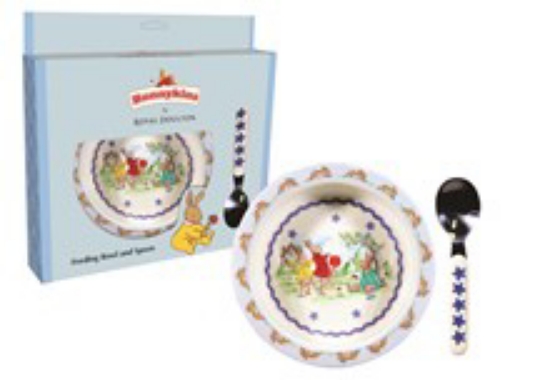Picture of Bunnykins Feeding Bowl & Spoon - Shining Stars
